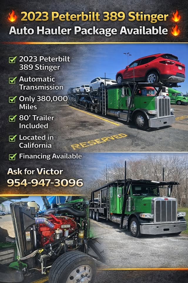 2023 Peterbilt 389 & 2023 80' Trailer Package for Sale – $214,900 in Pompano Beach, FL – photo 4