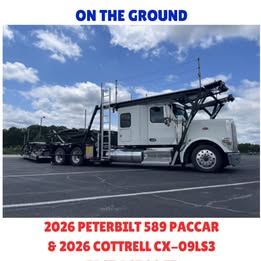 2025 Peterbilt 589 Paccar & 2026 Cottrell CX-09LSFA Package for Sale in Commerce, GA