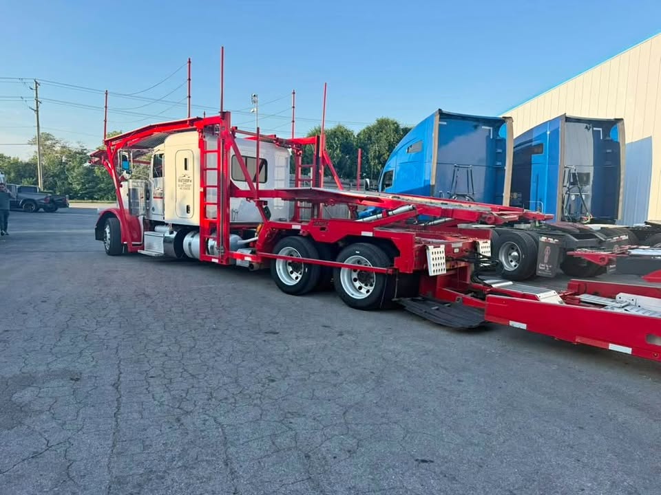 2022 Peterbilt 389 + Cottrell CX09 80' car hauler package for sale in Chicago IL